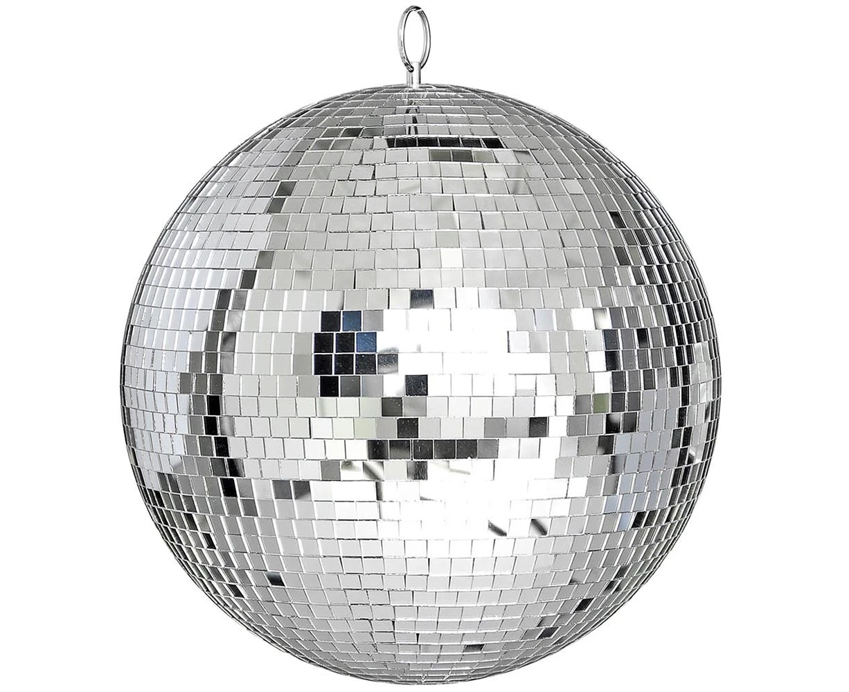 Yescom 30cm Mirror Glass Disco Reflective Ball DJ Dance Event Party Club Stage Lighting