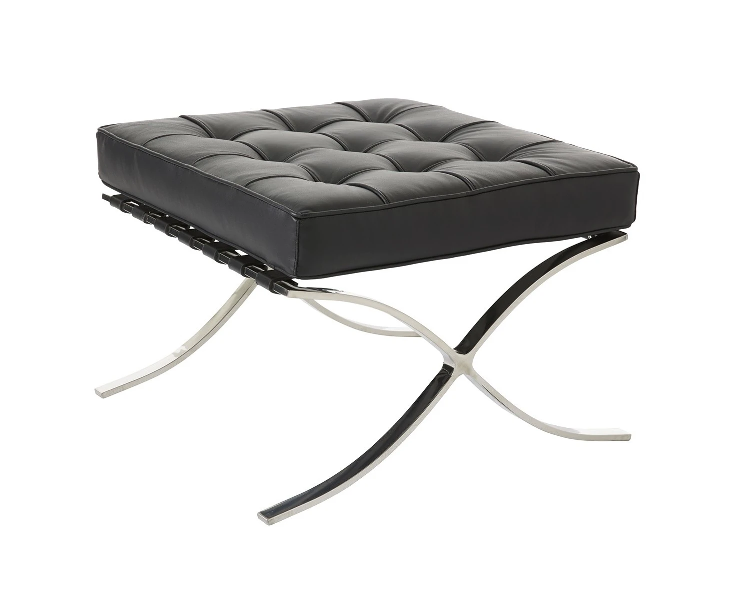 Replica Black Barcelona Ottoman