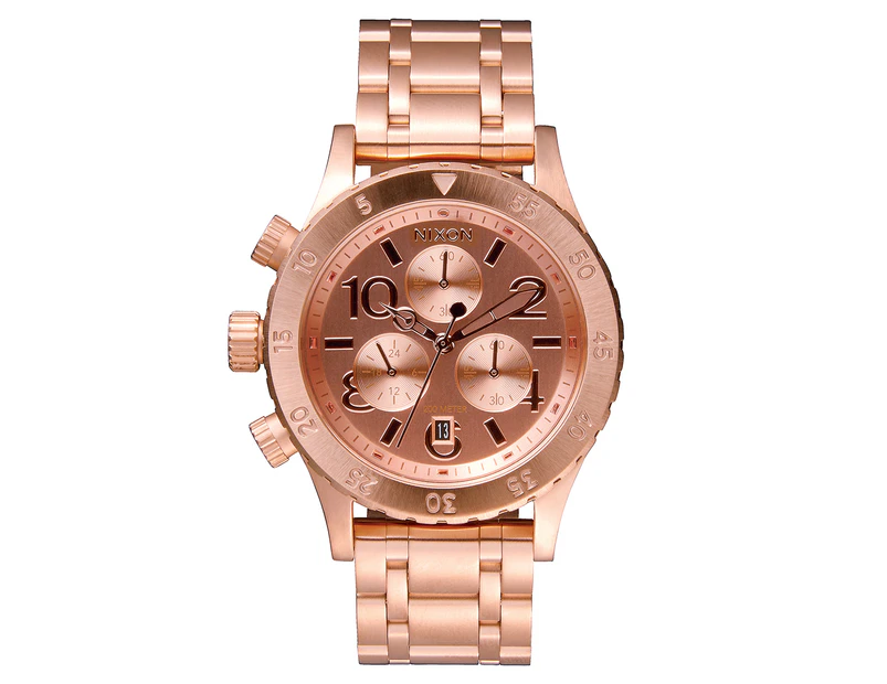 Nixon Women's 38mm 38-20 Chrono Stainless Steel Watch - All Rose Gold