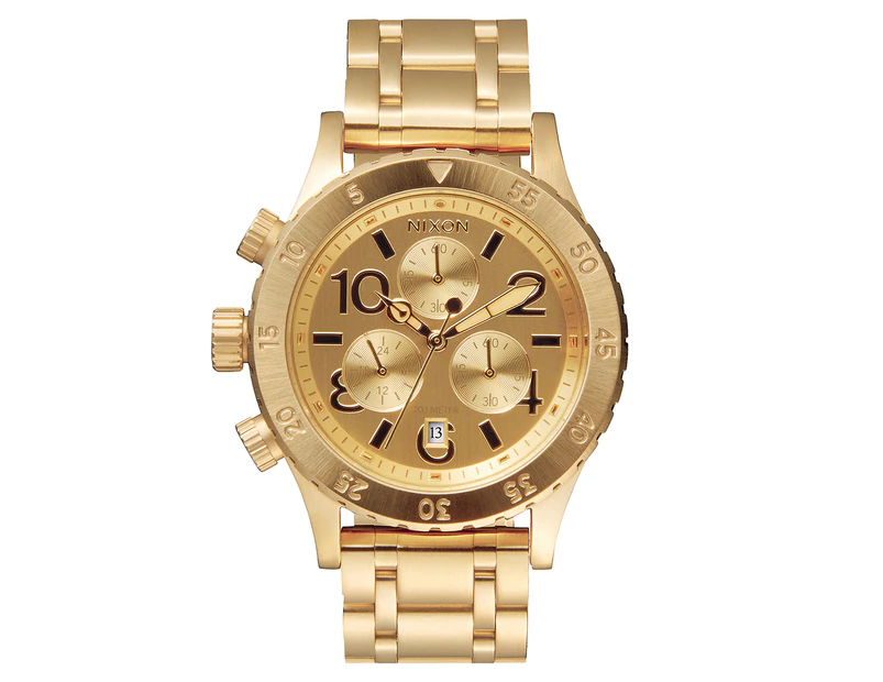 Nixon Women's 38mm 38-20 Chrono Stainless Steel Watch - All Gold