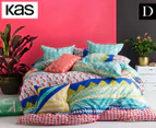 KAS Ellie Double Bed Reversible Quilt Cover Set - Multi