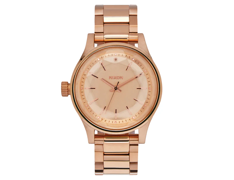Nixon Women's 38mm Facet 38 Stainless Steel Watch - All Rose Gold