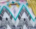 KAS Baxter Double Bed Reversible Quilt Cover Set - Multi