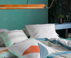 KAS Room Lockton Queen Bed Reversible Quilt Cover Set - Multi