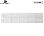 Greg Natale Astoria Bath Sheet 2-Pack - White