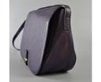 Albert Park - Grape Pebbled Leather Saddle Bag 3