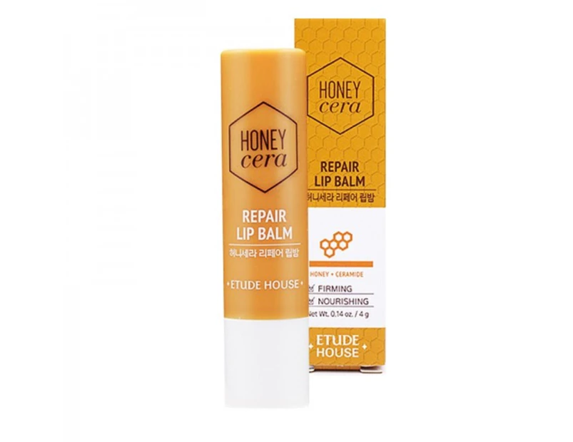 Etude House Honey Cera Lip Balm 4g Firming Hydrating Nourishing Elasticity Moisturising