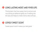 Etude House Cherry Sweet Color Lip Balm #BE101 4g Moisture Hydrating Vivid