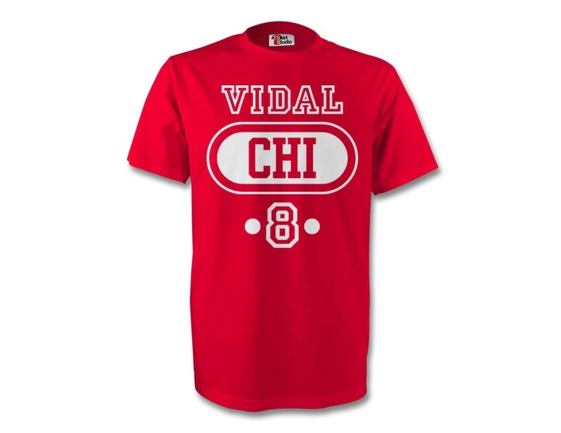 Arturo Vidal Chile Chi T-shirt (red) - Kids