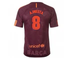 2017-18 Barcelona Nike Third Shirt (A.Iniesta 8) - Kids