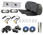 Elinz 2x 9" Headrest DVD Player Car Monitor Pillow Games 1080P USB Games Sony Lens Black 5