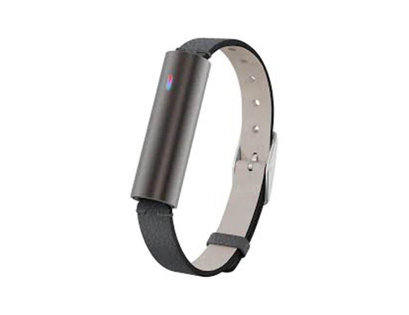 Misfit Ray Fitness Tracker w/ Leather Band - Carbon Black