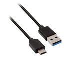 REYTID Premium USB 3.0 to Type-C - 1M - BLACK - Compatible with LG G5, G5 SE, G6, Nexus 5x, V20 Smartphones Charging Cable - Black