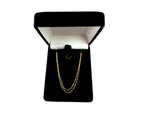 10k Yellow Gold Singapore Chain Necklace, 0.8mm - Yellow