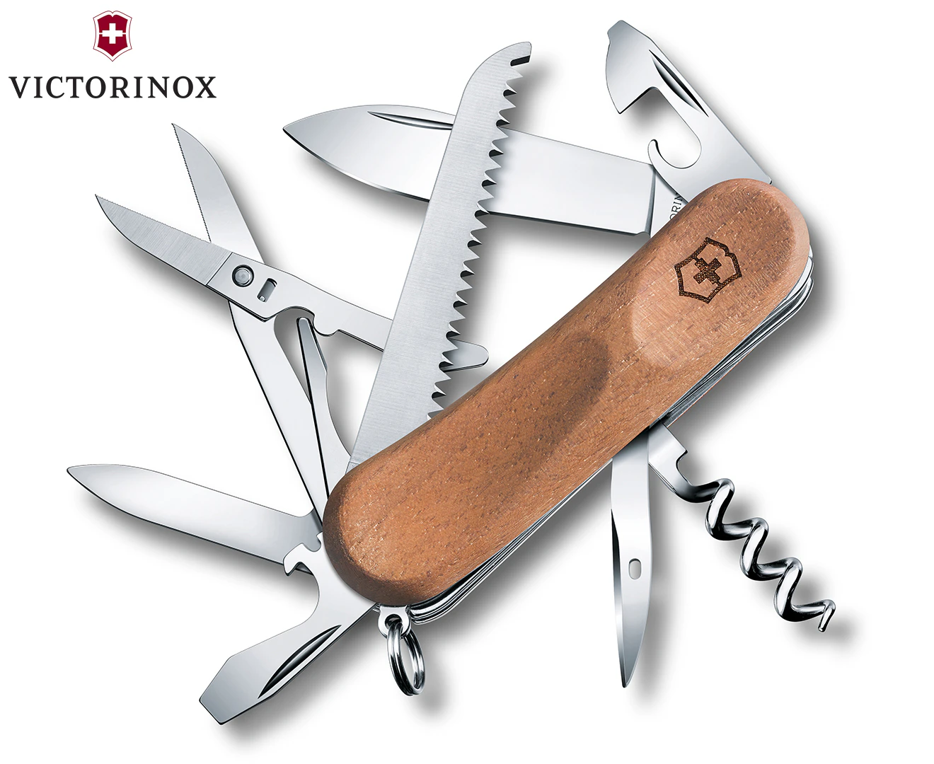 Victorinox Evowood 17 Swiss Army Knife Delemont Collection - Walnut