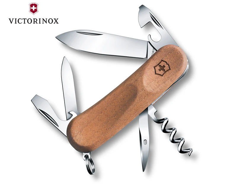 Victorinox Evowood 10 Swiss Army Knife Delemont Collection - Walnut