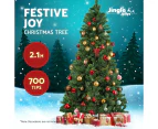 Jingle Jollys 2.1M 7FT Christmas Tree Xmas Decoration 700 Tips Green Home Decor