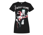 Batman Womens Harley Quinn T-Shirt (Black) - NS4247