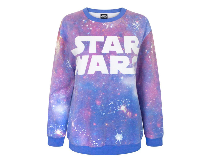 Star Wars Womens Cosmic Sublimation Sweatshirt (Multicoloured) - NS4263