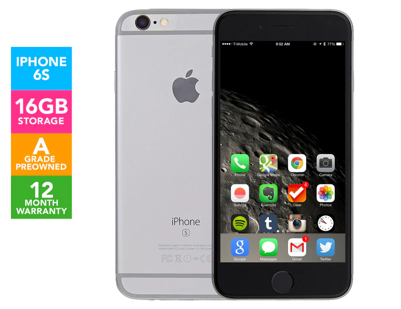 Pre-Owned Apple iPhone 6s 16GB - Space Grey | Catch.com.au