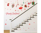 Christmas Gift Window Sticker Decoration (Size:180cm x 102cm)