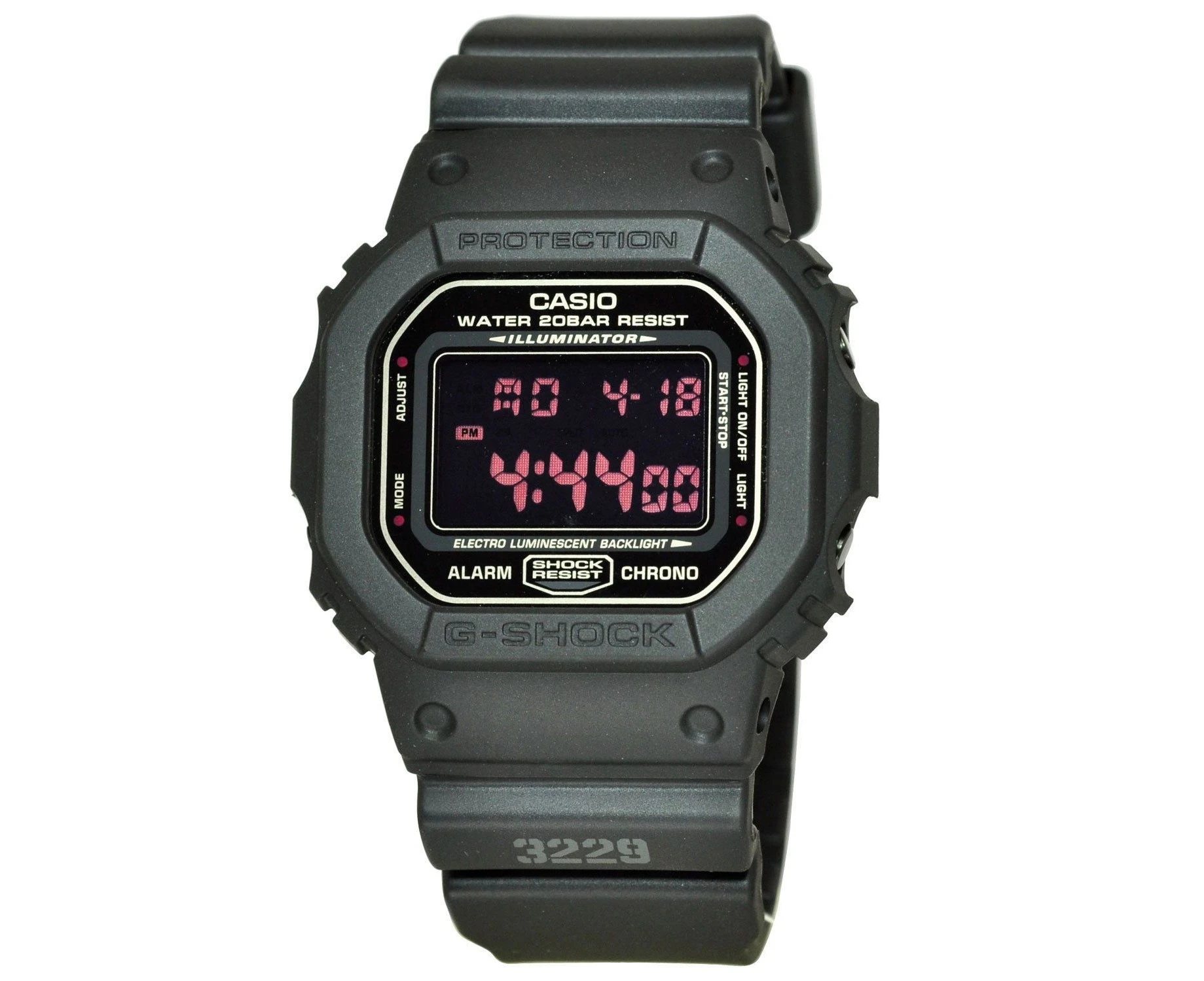 Casio G-SHOCK Black Resin Series Digital Men's Watch - DW5600MS-1D