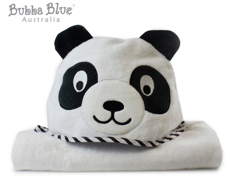 Bubba Blue 70x100cm Aussie Animals Panda Novelty Hooded Bath Towel 