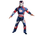 Iron Man 3 Iron Patriot Lightup Muscle Chest Boys Costume