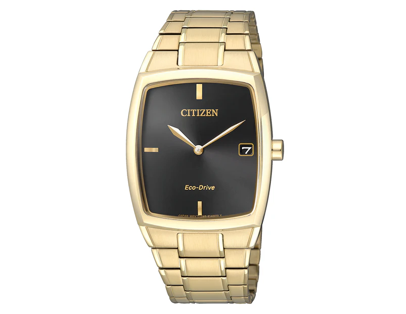 Citizen Eco-Drive Men's 43mm AU1072-87E Stainless Steel Watch - Gold/Black