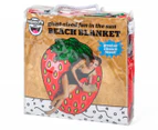 Gigantic Strawberry Beach Blanket/Towel