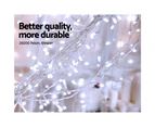 Jingle Jollys Christmas Curtain Fairy Lights String 300 LED Party Wedding 3X3M