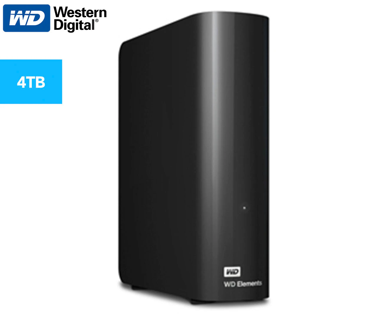 Western Digital WD Elements Desktop USB External Hard Drive - 4TB