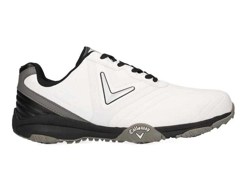 Callaway Men's Chev Comfort II Golf Shoes - White/Black