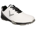 Callaway Men's Chev Comfort II Golf Shoes - White/Black