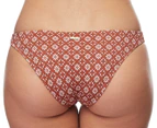 Billabong Women's Mahalo Tropic Bikini Bottom - Moccasin