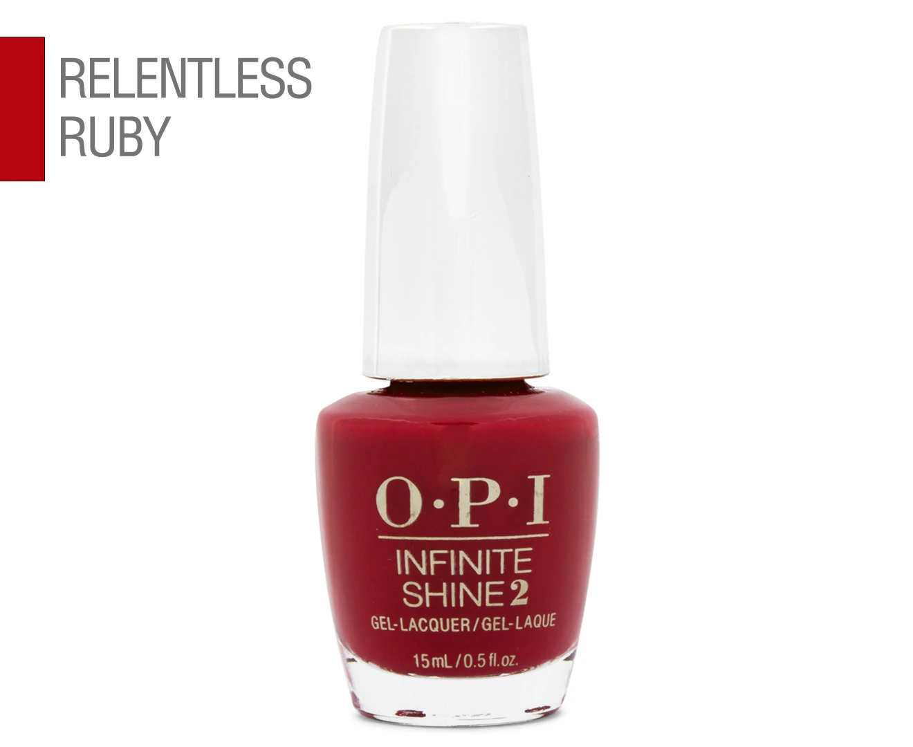 OPI Infinite Shine 2 Gel Nail Lacquer 15mL - Relentless Ruby