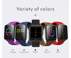 Q9 Colorful Screen Waterproof Sports Smart Watch for Android / iOS with Heart Rate Monitor Blood Pressure Functions-Red