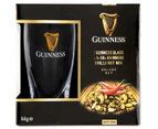 Guinness Chilli Nut Mix w/ Glass Deluxe Set