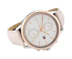 Tommy Hilfiger Women's 41mm Carly Rose Leather Watch - White/Blush
