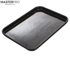 MasterPro 24x18cm Professional Vitreous Enamel Carbon Steel Baking Tray
