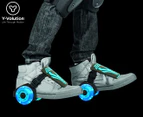 Y-Volution Neon Street Rollers Over-Shoe Skates - Blue