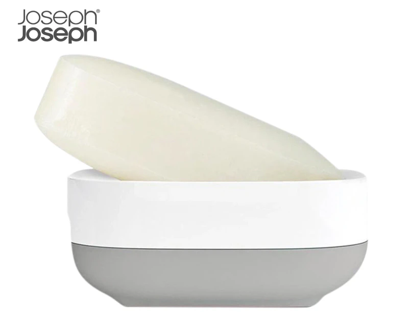 Joseph Joseph Slim Compact Soap Dish - Grey/White