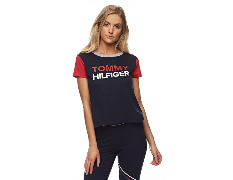 Tommy Hilfiger Women's Tommy Pyjama Tee - Navy Blazer