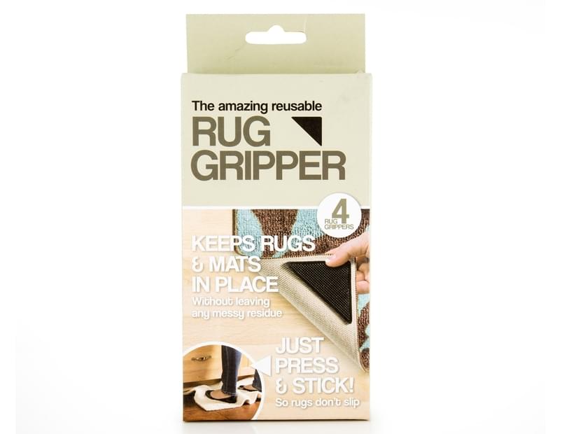 Carpet Grippers To keep your Rug in Places & Makes Corners Flat Rug Gripper for Carpets 8 Pcs, No Residue & Reusable Anti Slip Rug Gripper Rug Gripper for Wooden Floors 8 Stück 