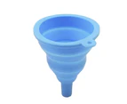 WJS Silicone Collapsible Funnel, Flexible Foldable Kitchen Funnel for Liquid Transfer 100% Food Grade