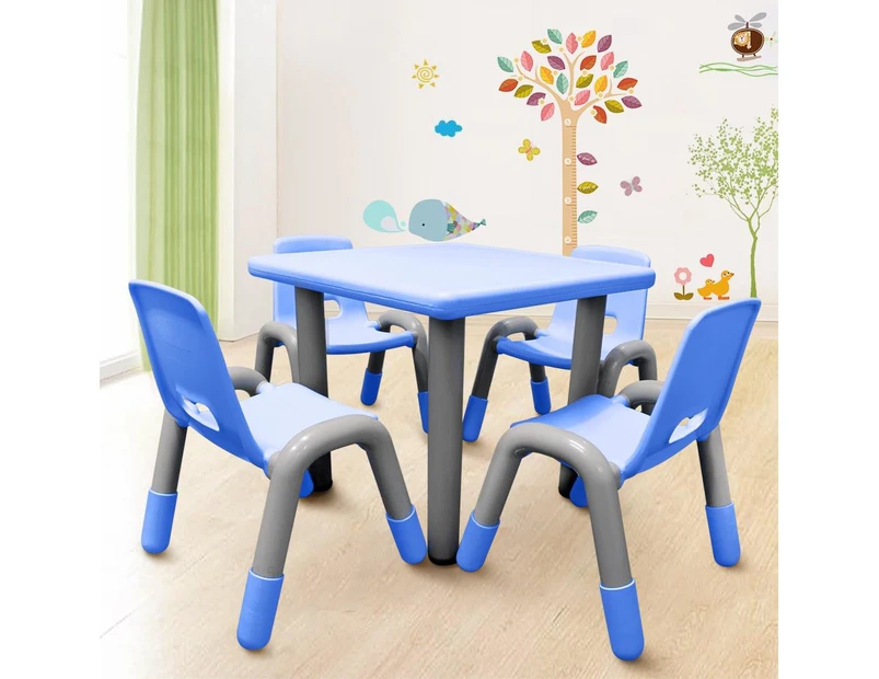 HD Kids Toddler Table and Chair Set with Adjustable Height 5 Options