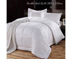 400GSM Microfibre Quilt / Doona Duvet Double Size Bed 180x210cm