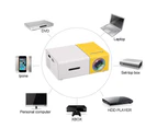 Excelvan Home Mini Projector Yg300 320 X 240P Support 1080P Av USB Sd Card Hdmi Interface Christmas gifts