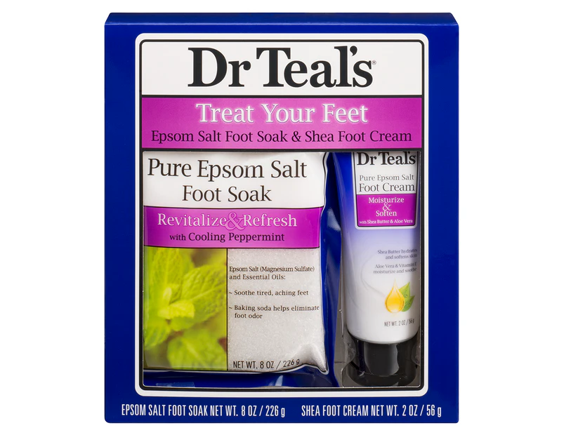 Dr Teal's Treat Your Feet 2-Piece Gift Set 