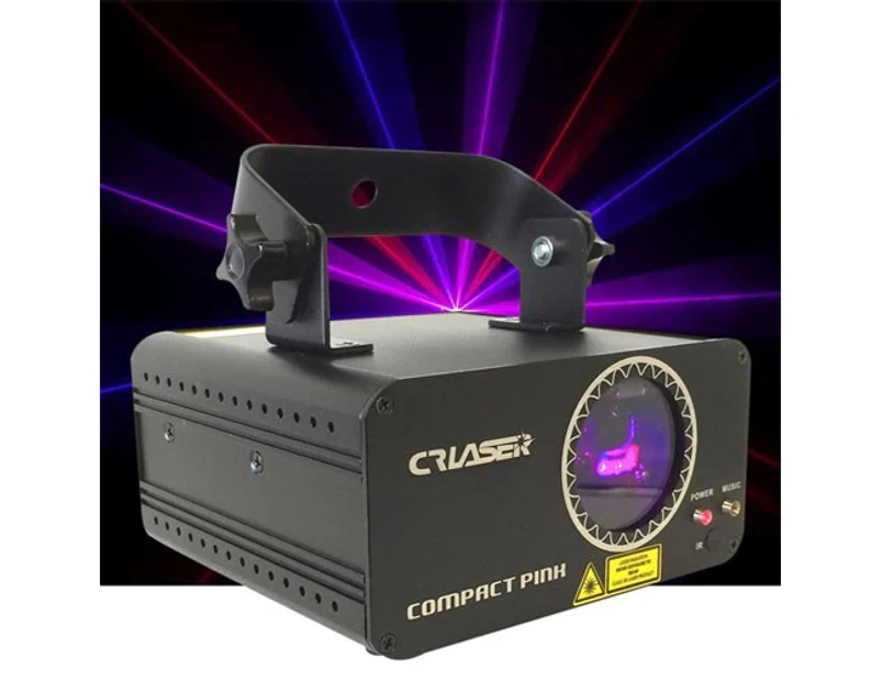 CR Laser Compact Pink Laser Disco DJ Party Event Stage Light Auto Sound DMX Control